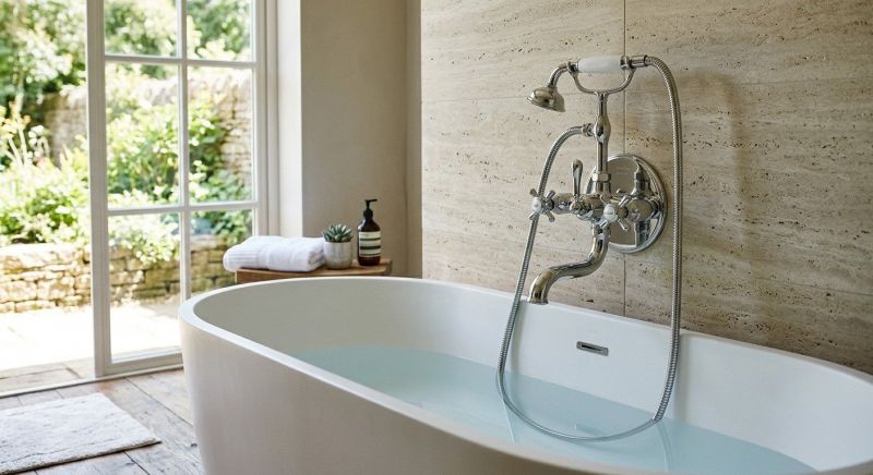 Large Bathtub Installation in Portland, ME
