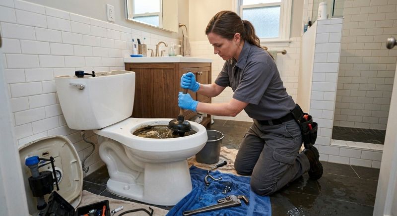 Overflowing Toilet Repair in Columbus, OH