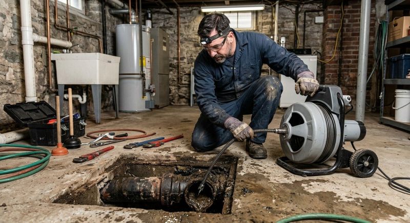 Basement Drain Clearing in Denver, CO