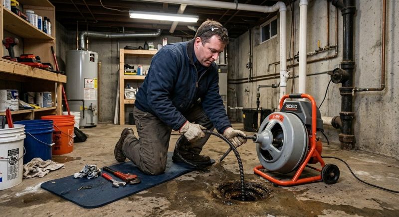 Basement Drain Clearing in Columbus, OH