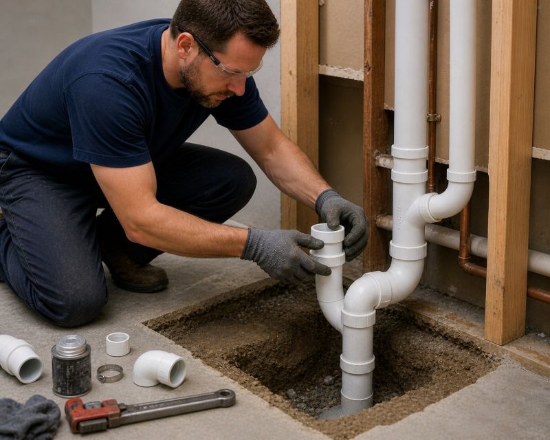 Floor Plumbing Installation in Charlotte, NC