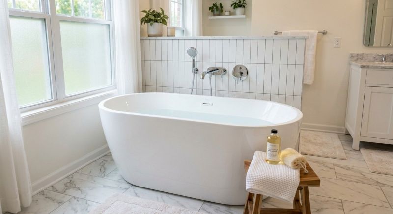 Freestanding Tub Installation in Doylestown, PA