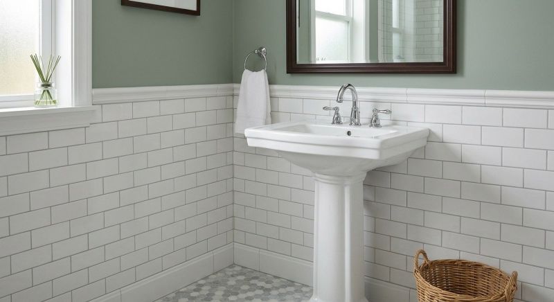 Pedestal Sink Installation in Denver, CO