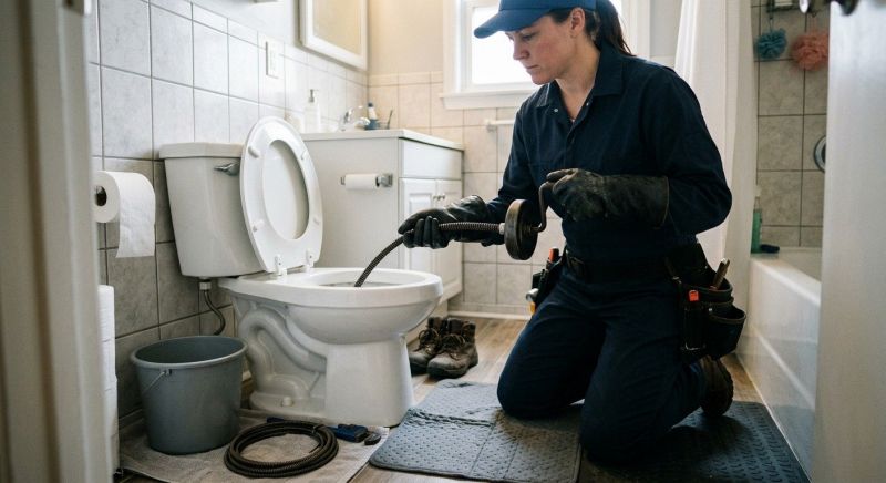 Toilet Drain Repair in Columbus, OH