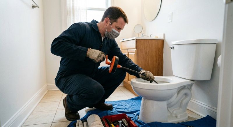 Toilet Snaking in Columbus, OH